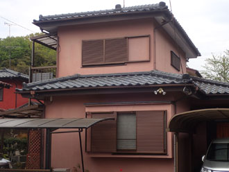 袖ヶ浦市で屋根葺き替え工事完了、外壁の色はパーフェクトトップND-152